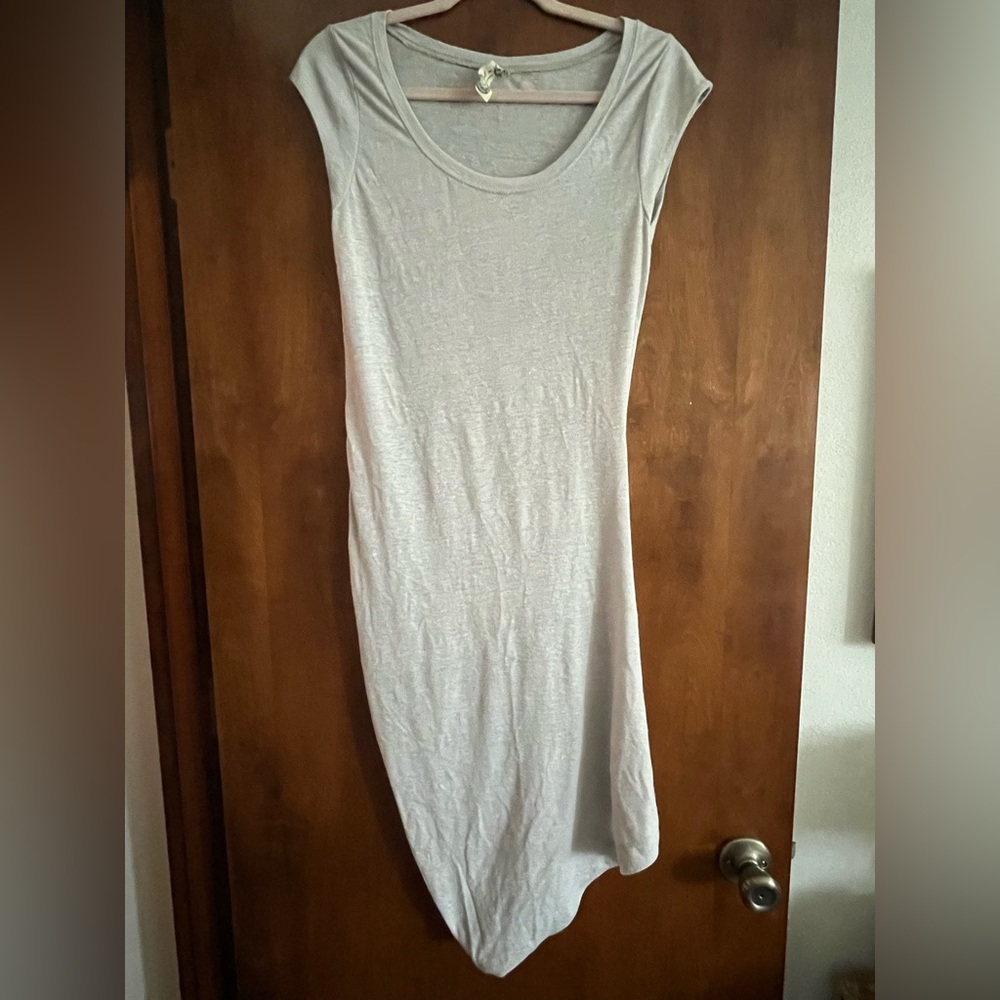 FREE PEOPLE Cotton Shirt Dress L